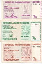 ZIMBABWE FIVE - FIVE BILLON DOLLARS, Postzegels en Munten, Bankbiljetten | Europa | Niet-Eurobiljetten, Ophalen of Verzenden, Overige landen