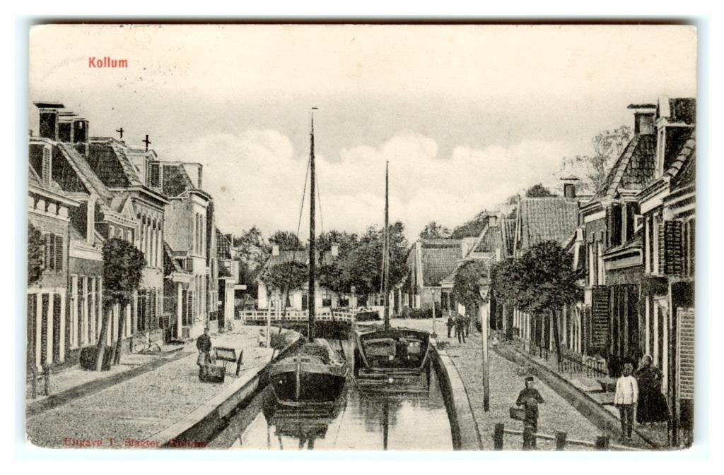 Kollum, Ophalen of Verzenden, Voor 1920, Gelopen, Friesland