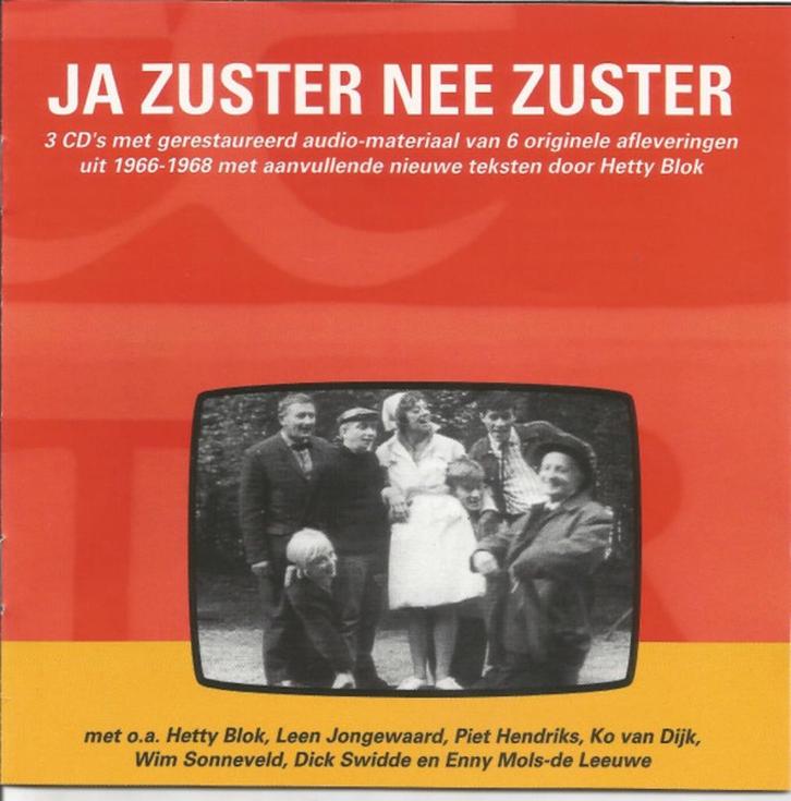 Ja zuster nee zuster - 3 cd's - 6 originele afleveringen, Cd's en Dvd's, Cd's | Nederlandstalig, Zo goed als nieuw, Soundtrack of Musical