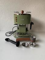 De’Longhi Icona Vintage espressomachine groen, Witgoed en Apparatuur, Koffiezetapparaten, Ophalen, Gebruikt, Espresso apparaat