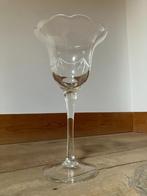 mondgeblazen glazen kelk op hoge steel guirlande slijpsel, Antiek en Kunst, Antiek | Glas en Kristal, Ophalen of Verzenden