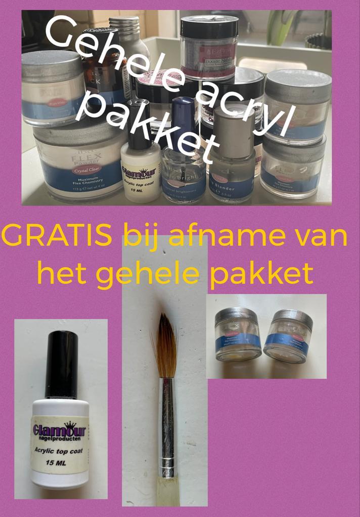 Acryl poeder/ glitter/penseel ed IBD Oefenen? Mooi compleet, Sieraden, Tassen en Uiterlijk, Uiterlijk | Cosmetica en Make-up, Zo goed als nieuw