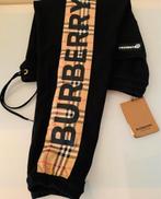 Burberry zwarte joggingbroek met logo/unisex/M, Maat 38/40 (M), Zwart, Overige typen, Nieuw