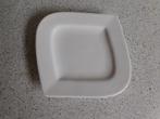 Bord 11x11,5 cm Wit Design "O" Sam & Squito, Huis en Inrichting, Keuken | Servies, Verzenden, Zo goed als nieuw, Bord(en), Effen