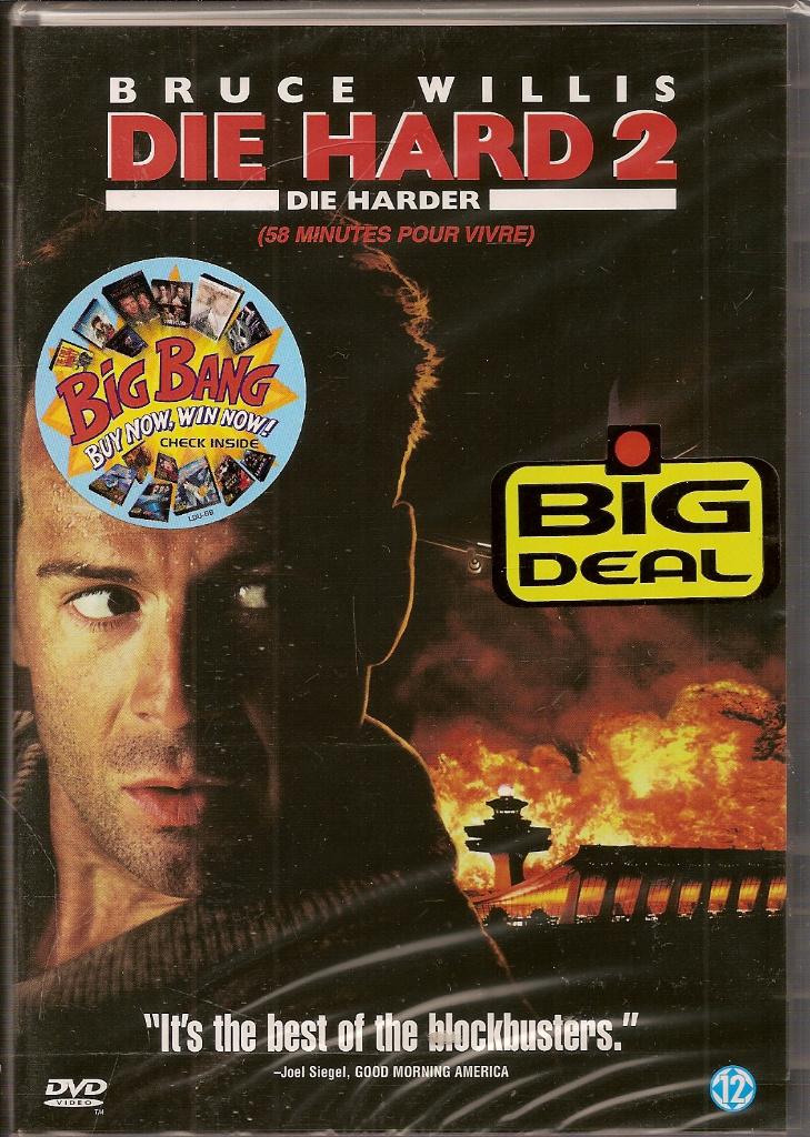 Die hard 2 met o.a. Bruce Willis, Cd's en Dvd's, Dvd's | Klassiekers, Nieuw in verpakking, Actie en Avontuur, 1980 tot heden, Vanaf 12 jaar