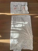 Wit kinder dekbedovertrek met stippen 140x200, Ophalen of Verzenden, Zo goed als nieuw, Meisje, Dekbedovertrek