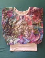 Superleuke blouse met hemdje roze paars wit mt 116/122, Ophalen, Pinkberry, Meisje, Overhemd of Blouse