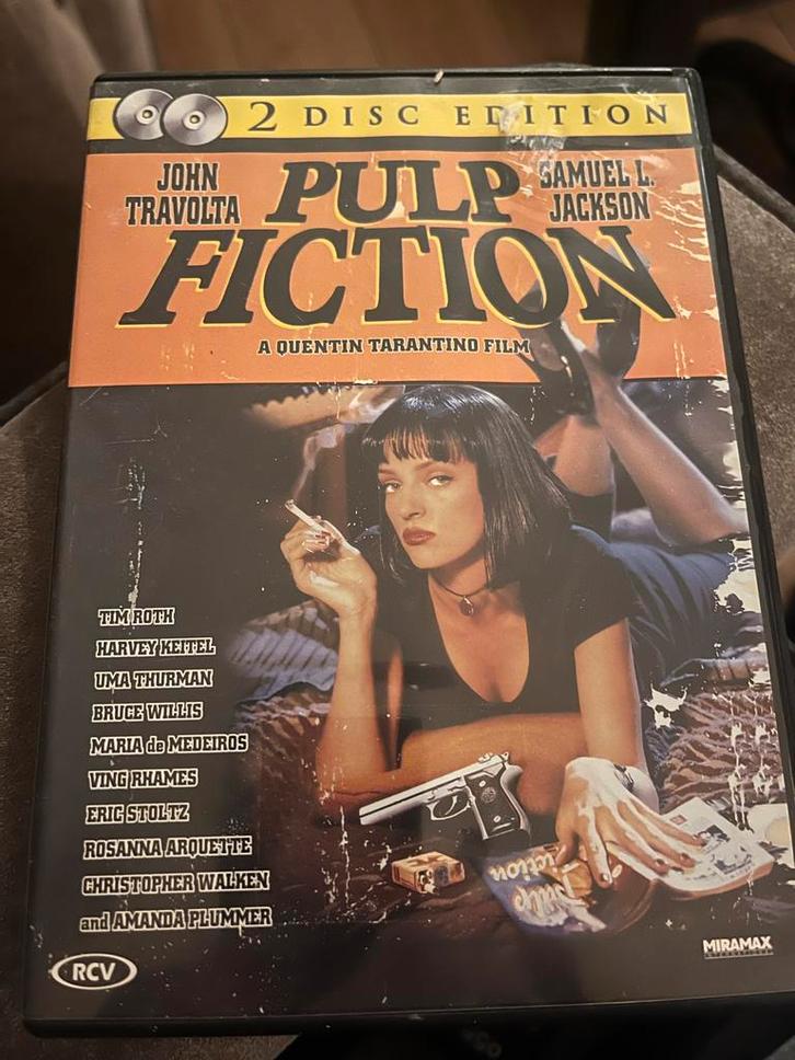 Pulp Fiction - 2 Disc Edition DVD, Cd's en Dvd's, Dvd's | Drama, Zo goed als nieuw, Drama, Boxset, Vanaf 16 jaar, Ophalen of Verzenden