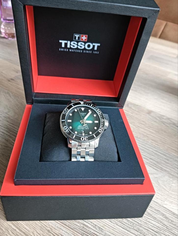 Tissot Seastar 1000 automaat, Sieraden, Tassen en Uiterlijk, Horloges | Heren, Zo goed als nieuw, Polshorloge, Overige merken