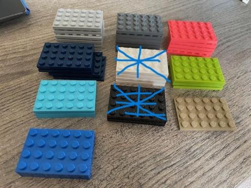 lego grondplaatjes 4x6 in 8 kleuren, Kinderen en Baby's, Speelgoed | Duplo en Lego, Nieuw, Lego, Losse stenen, Ophalen of Verzenden