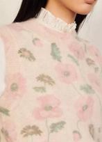 SANDRO MOUWLOZE  BLOEMEN JACQUARD TRUI (NEW €200) NIEUW💖💖, Kleding | Dames, Overige kleuren, Sandro, Nieuw, Ophalen of Verzenden