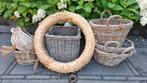 Rotan manden.Alles samen 20 euro., Tuin en Terras, Ophalen, Gebruikt, Minder dan 60 cm, Rond