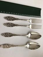Zeldzaam Gero 635 2x dessert vorken verzilverd 18 cm, Ophalen of Verzenden