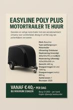 Motortrailer huren mooiste van NL, Diensten en Vakmensen, Verhuur | Auto en Motor, Aanhangwagen