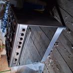 Zeer net RVS fornuis Smeg, Ophalen, 60 cm of meer, Zo goed als nieuw, Gas