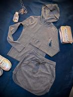 Fine-Knit Hoodie & Cotton Skirt Set (XS/S), Kleding | Dames, Ophalen of Verzenden, Zo goed als nieuw, Maat 34 (XS) of kleiner