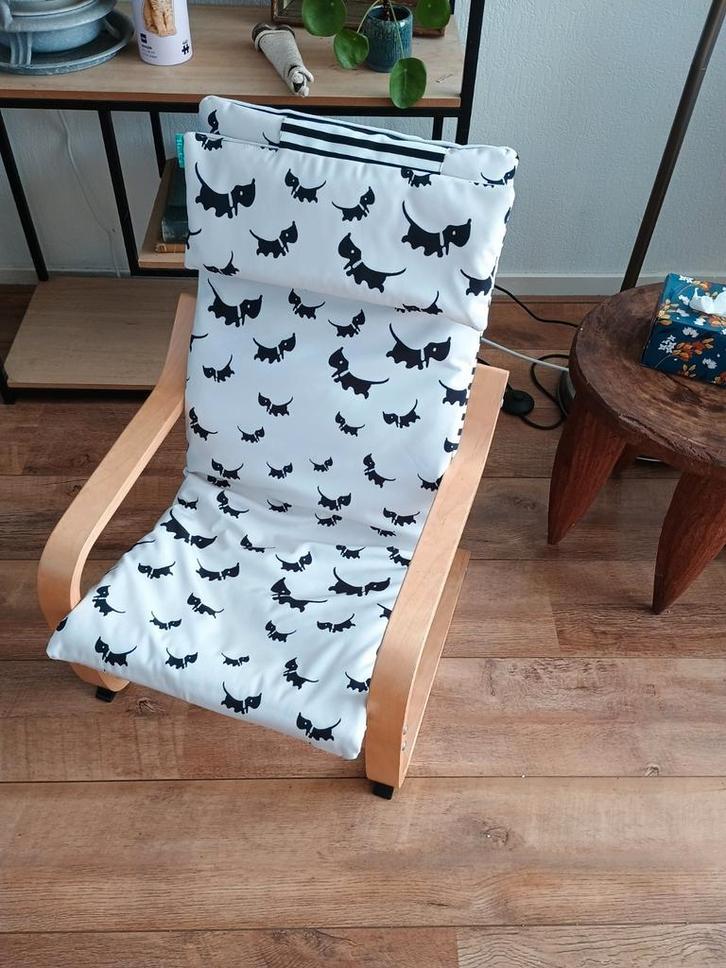 Uniek ikea Poäng stoel Takkie Hema bekleding Nieuw cover, Kinderen en Baby's, Kinderstoelen, Zo goed als nieuw, Ophalen of Verzenden