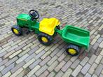 John Deere trap trekker tractor speelgoed - met aanhanger, Kinderen en Baby's, Speelgoed | Buiten | Skelters, Overige merken, Met kar of aanhanger