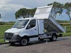 MERCEDES-BENZ SPRINTER 514 kipper kist euro6 ac, Auto's, Bestelauto's, Gebruikt, Euro 6, 143 pk, Wit