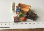 Poppenhuis miniaturen kratje boodschappen 79, Ophalen of Verzenden, Nieuw, Poppenhuis