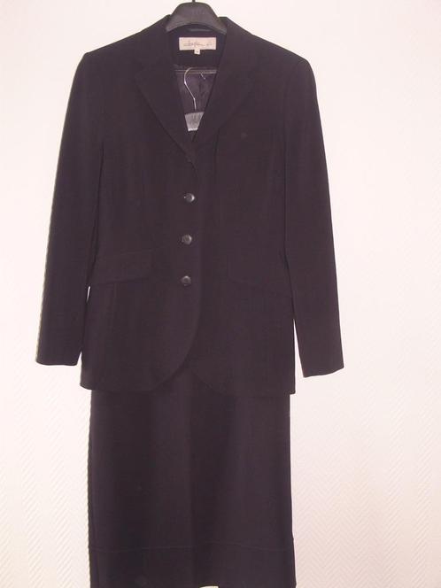 Josephine d. blauw mantelpak 38, Kleding | Dames, Jasjes, Kostuums en Pakken, Nieuw, Kostuum of Pak, Maat 38/40 (M), Blauw, Ophalen of Verzenden