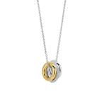 NIEUW: Ti Sento ketting met tri color ringen, Verzenden, Nieuw, Zilver, Zilver