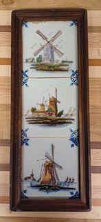 3 Makkum Tichelaar tegels, Ophalen of Verzenden