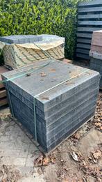 7 stuks Oud Hollandse tegels 100x100x10 Carbon, Tuin en Terras, Tegels en Klinkers, Ophalen, Nieuw, 10 m² of meer, Beton