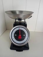 Retro keukenweegschaal zwart, Minder dan 10 kg, Keukenweegschaal, 1 tot 500 gram, Ophalen of Verzenden