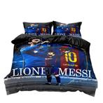 Voetbal dekbed messi fc barcelona, Ophalen of Verzenden, Nieuw, Jongetje of Meisje, Dekbedovertrek