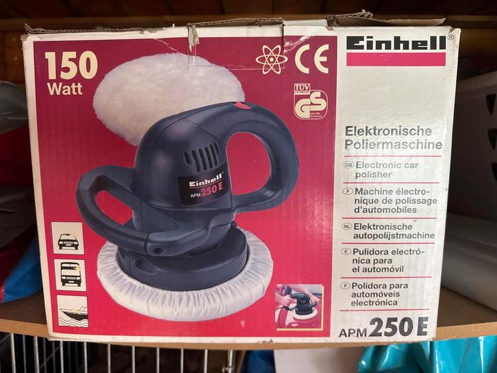 Einhell APM 250 E Autopolijstmachine, Auto diversen, Tuning en Styling, Ophalen of Verzenden