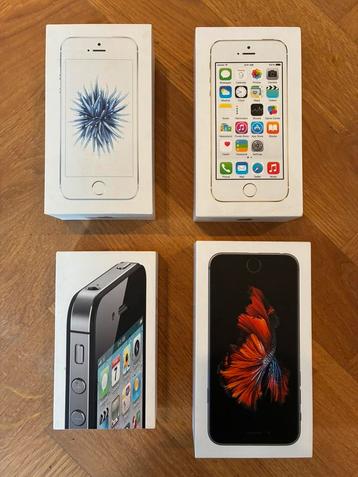 4 iPhones beschikbaar voor biedingen