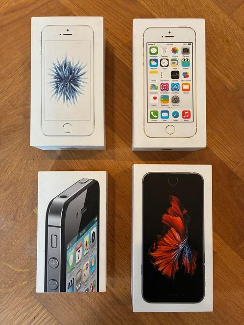 4 iPhones, Telecommunicatie, Mobiele telefoons | Hoesjes en Frontjes | Apple iPhone, Ophalen of Verzenden