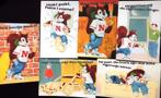 6 Nibb-it eekhoorn kaarten - jaren 70 - gelopen parti, Ophalen of Verzenden, 1960 tot 1980, Gelopen, Kinderen