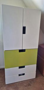 Ikea kast stuva wit met groen, Kinderen en Baby's, Gebruikt, Minder dan 75 cm, 50 tot 70 cm, 105 cm of meer