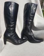 Gave hoge zwarte leren laarzen. Mt 38. Merk van Dalen, Kleding | Dames, Schoenen, Hoge laarzen, ., Zwart, Ophalen of Verzenden
