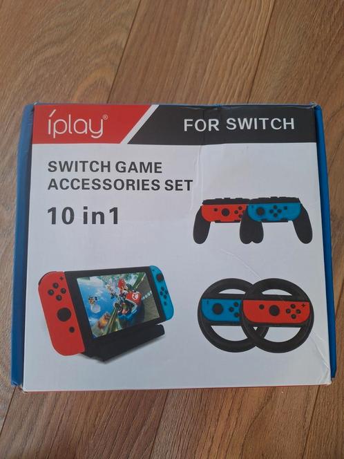 Nintendo switch iplay 10 in 1 accessoires nieuw!, Spelcomputers en Games, Spelcomputers | Nintendo Consoles | Accessoires, Zo goed als nieuw