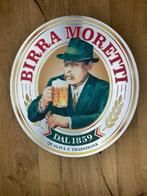 Reclamebord Birra Moretti logo 40x45cm aluminium, Ophalen of Verzenden, Nieuw, Reclamebord, Plaat of Schild, Overige merken