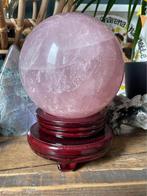 Rozenkwarts bol 12 cm / Rosequarts sphere, 3,1KG, Ophalen of Verzenden, Mineraal