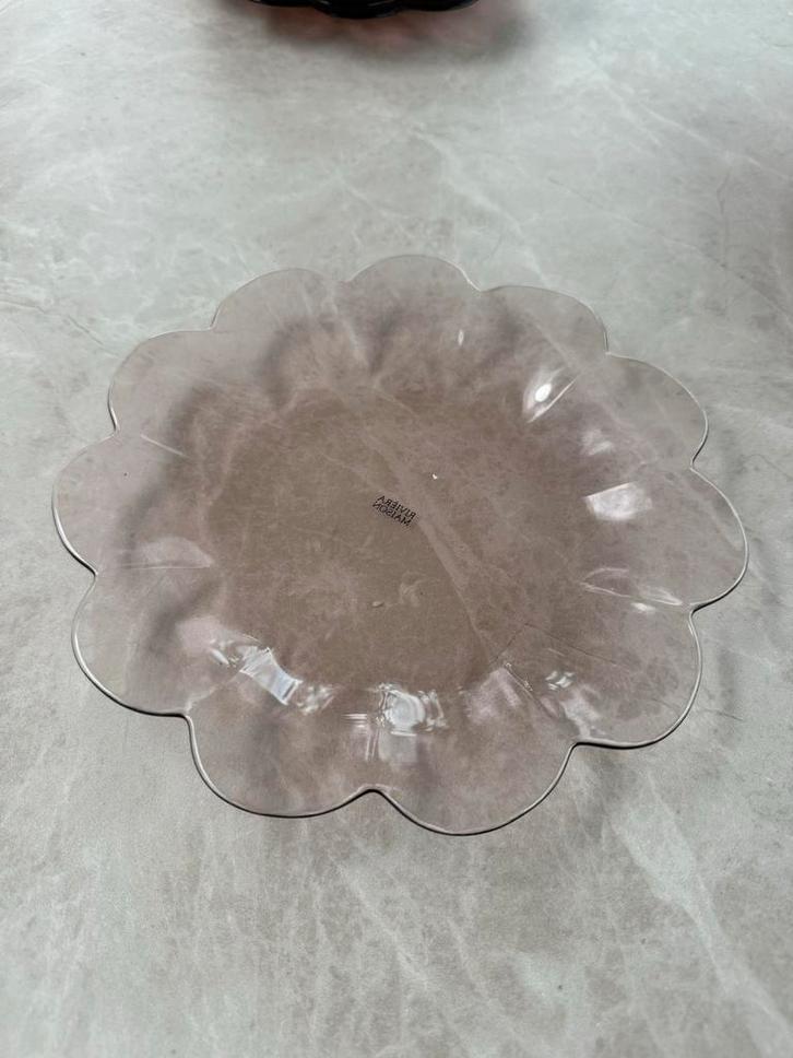 Riviera Maison Toulouse Roze Bordjes - 21.5 cm, Huis en Inrichting, Keuken | Servies, Zo goed als nieuw, Overige stijlen, Glas