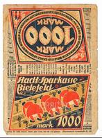 Duitsland 1.000 Mark 1922 Noodgeld Bielefeld, Ophalen of Verzenden, Duitsland, Los biljet