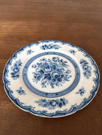Antiek Blue Rose Bordje beschikbaar voor biedingen