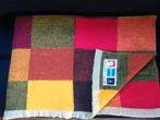 Vintage wollen Didas deken geblokt diverse kleuren 150 x 200, Huis en Inrichting, Woonaccessoires | Plaids en Woondekens, Gebruikt
