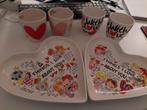 Leuke Blond Amsterdam Valentijns Servies, Ophalen, Blond Amsterdam, Zo goed als nieuw, Bord(en)