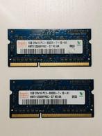 DDR3 SO-DIMM 1GB (2x beschikbaar), Ophalen of Verzenden