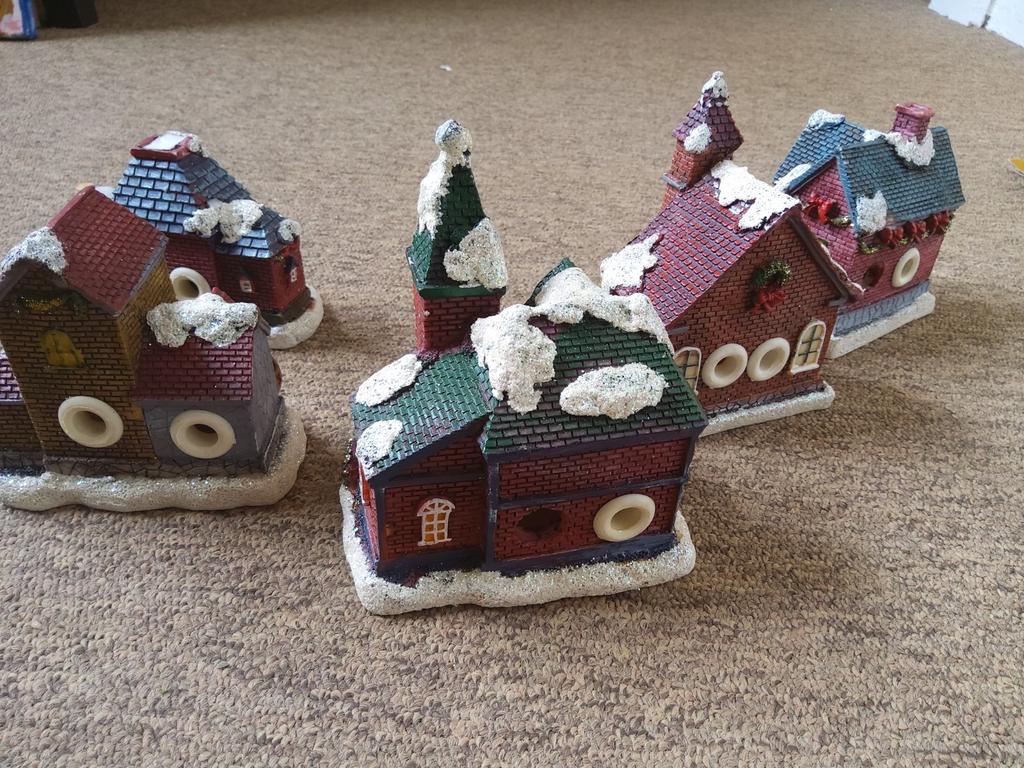 Kersttafreel huisjes, Diversen, Kerst, Ophalen