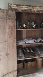 unieke kast / oud reclaimed teak Hoffz Aura style, Huis en Inrichting, Kasten | Buffetkasten, Ophalen, 200 cm of meer, Teakhout