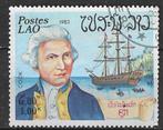 Laos 1983 - Yvert 503 - James Cook (ST), Verzenden, Zuidoost-Azië