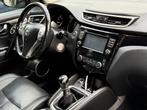 Nissan Qashqai 1.2 Tekna Navi Panoramdak Airco Leder Pdc Cam, Voorwielaandrijving, Euro 5, Gebruikt, Zwart