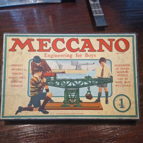 Meccano doos(leeg), Antiek en Kunst, Antiek | Speelgoed, Ophalen of Verzenden